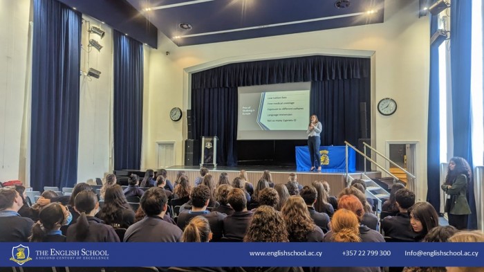 Year 6 students receive valuable information on living and studying in Europe